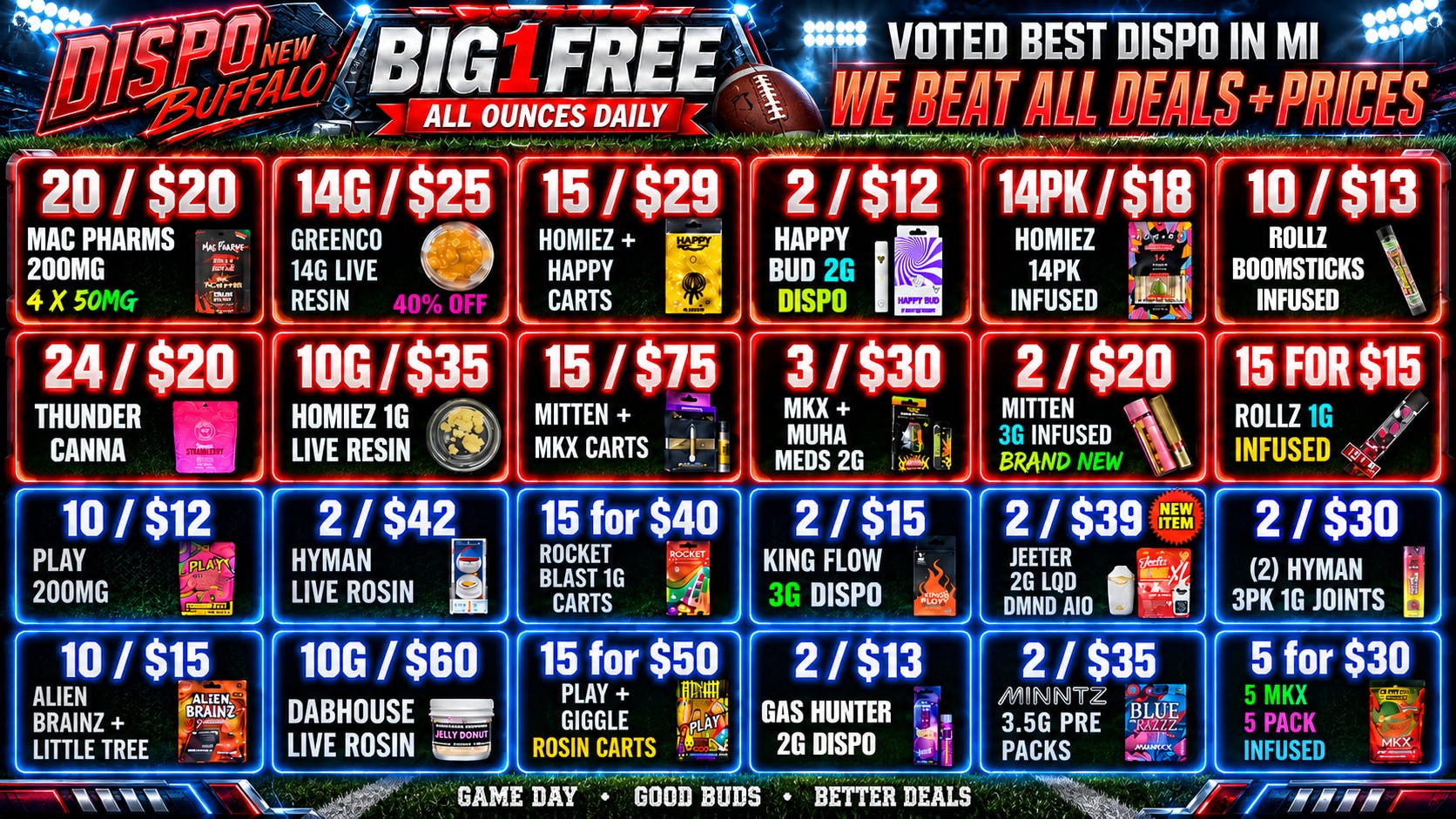 Dispo New Buffalo 💰VOTED BEST DISPO IN MI💰LOWEST PRICES + DEALS😈