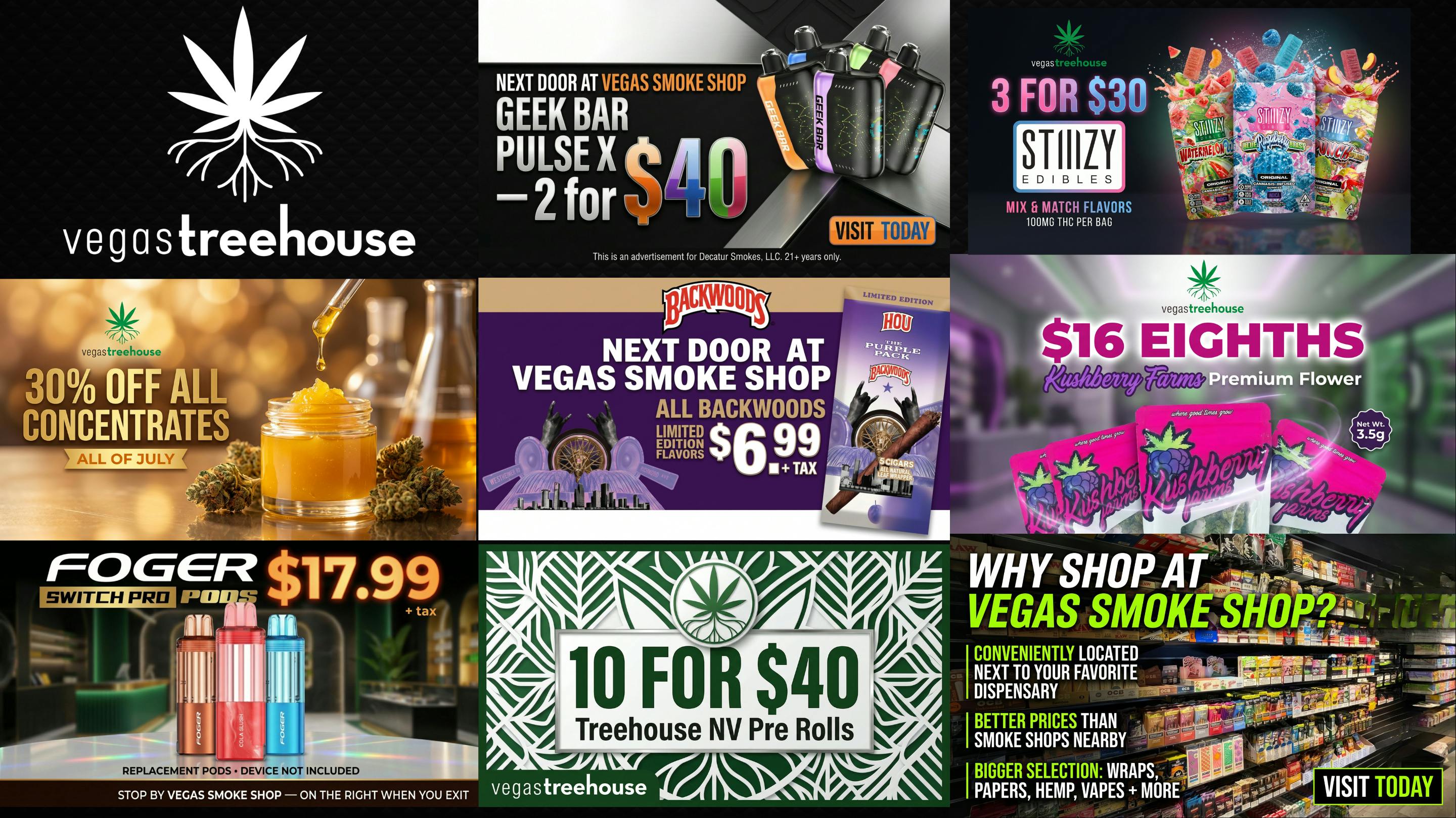 Vegas Treehouse VEGAS TREEHOUSE DEALS