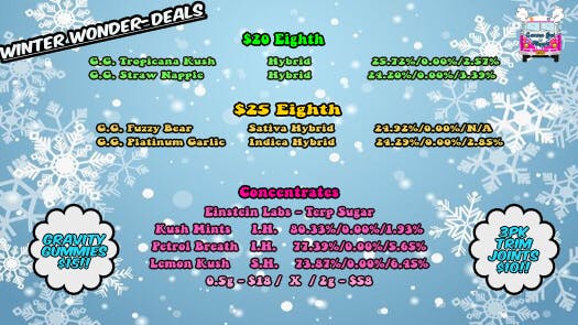 Canna Get Happy - Wasilla Winter Wonder-DEALS!