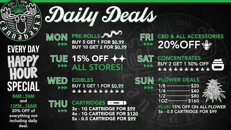 Cannabaska 15% OFF STOREWIDE!