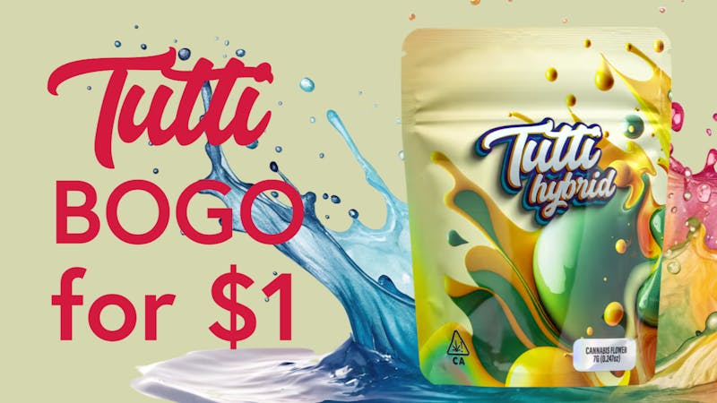 The Artist Tree Dispensary Beverly Hills Tutti BOGO for $1