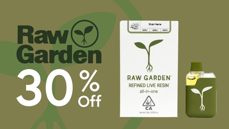 The Artist Tree Dispensary Beverly Hills 30% Off Raw Garden