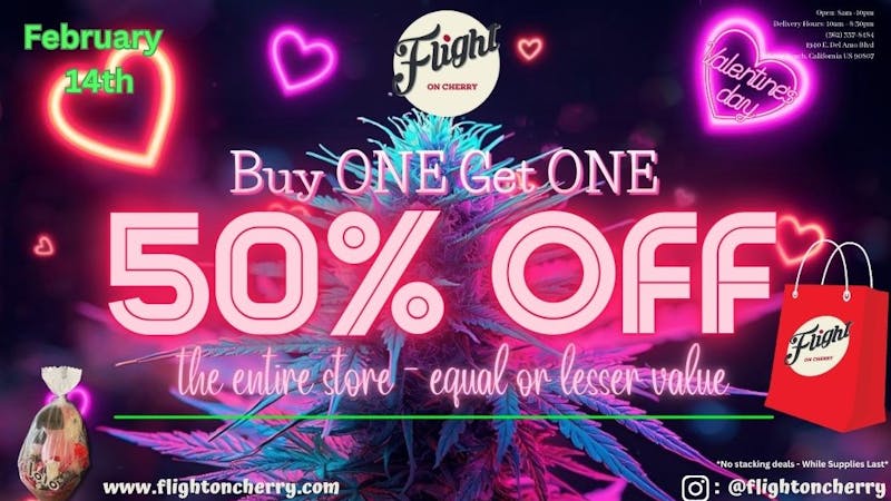 Flight On Cherry BOGO 50% OFF storewide