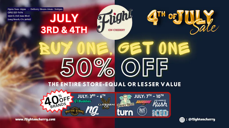 Flight On Cherry BOGO 50% OFF - Storewide
