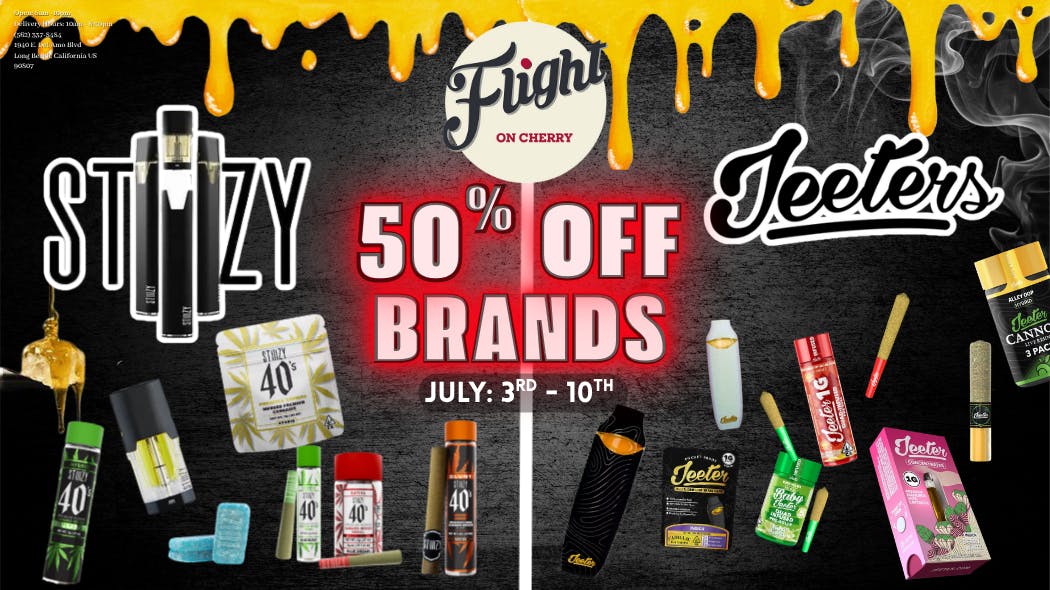Flight On Cherry 50% OFF Stiiizy & Jeeter