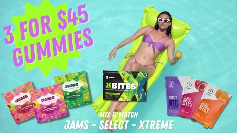 bwell 3 for $45 - Select, Jams, X-Bites Gummies