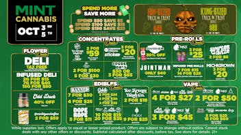 Mint Cannabis - Coldwater Mint Featured Weekly Deals