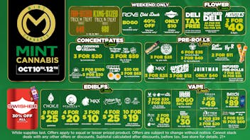 Mint Cannabis - New Buffalo Mint Featured Weekly Deals