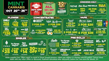 Mint Cannabis - Kalamazoo Mint Featured Weekly Deals