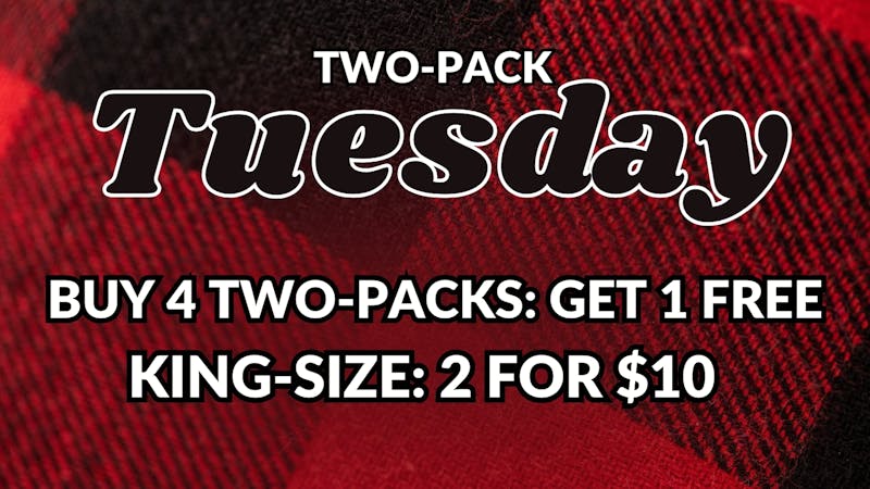 Cultivate207 Tuesday 2 for $10 kings, buy 4 get 1- 2 pack
