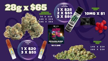 Executive Cannabis ESPECIALES DE SEPTIEMBRE - 28G x $65 y 28G x $30