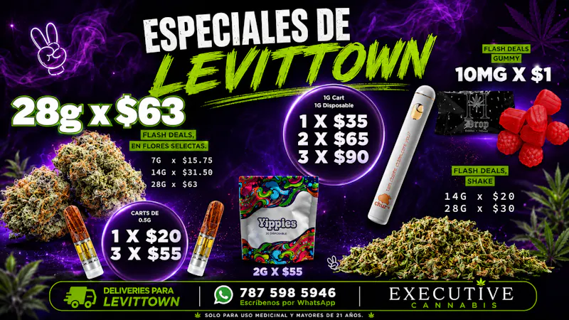 Executive Cannabis GRANDES DESCUENTOS @ LEVITTOWN