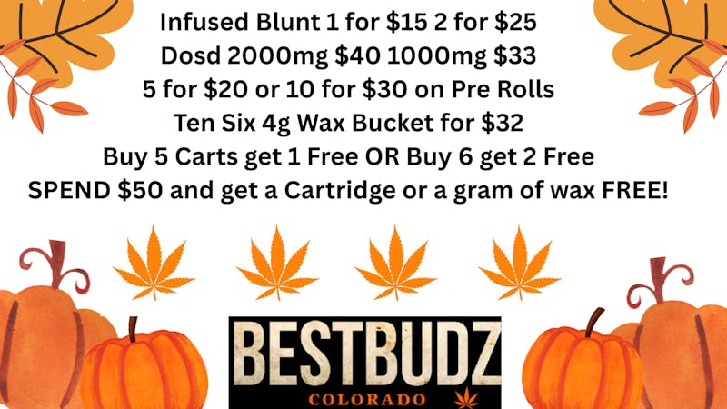 Best Budz Austin Bluffs Happy Holidaze! Sweet Dealz!