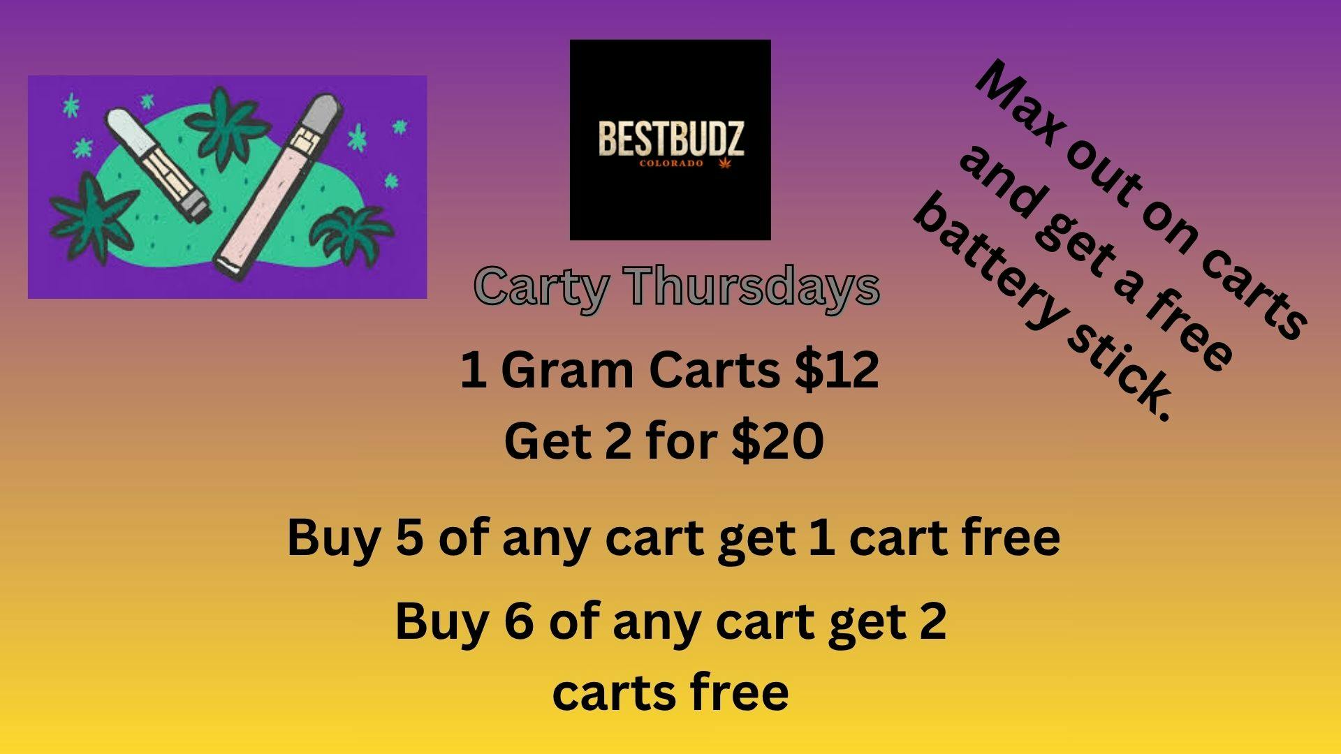 Best Budz Austin Bluffs Carty Thursday!!!