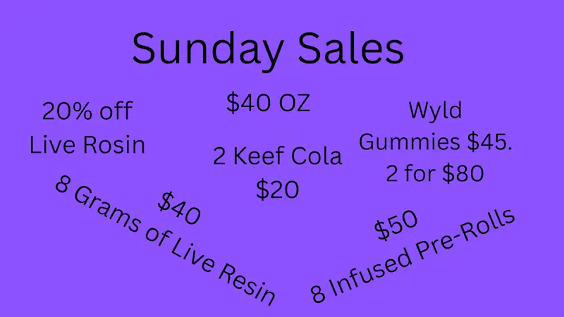 Best Budz Austin Bluffs Sunday Sales!!!