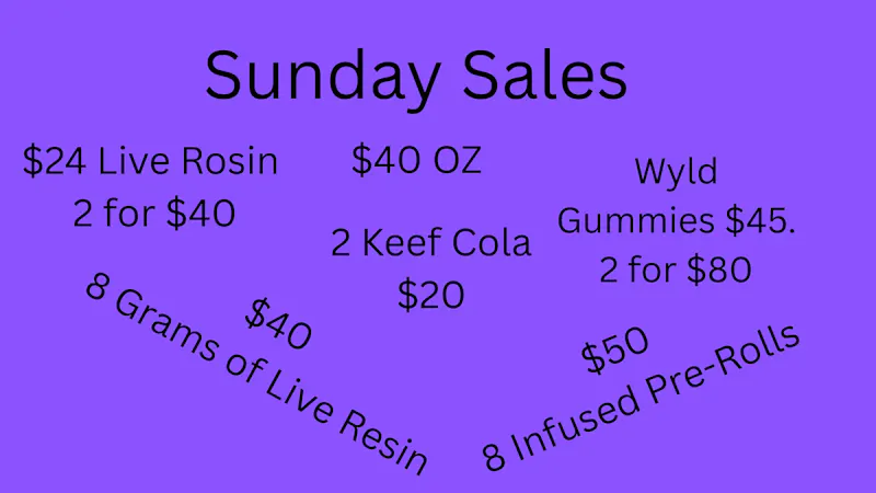 Best Budz Austin Bluffs Sunday Sales!!!
