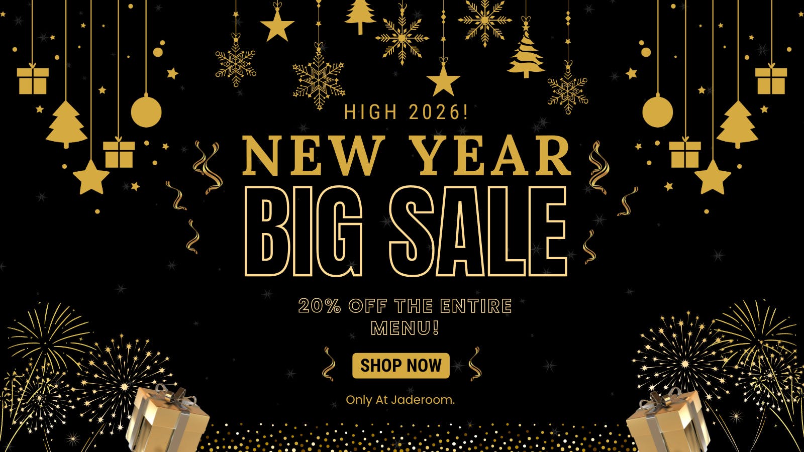 JADEROOM OC 20% OFF EVERYTHING — A HIGHER WAY TO START 2026!