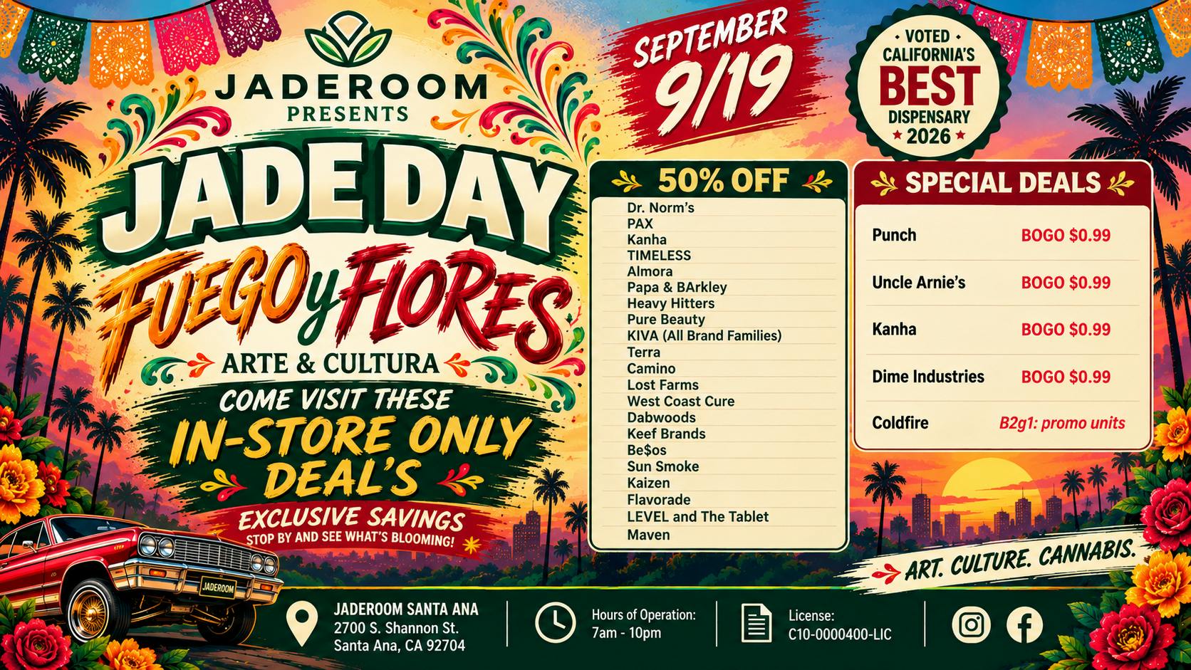 Jaderoom Delivery - Yorba Linda / Placentia ☀️💸 September Savings Start at JADEROOM 💸☀️