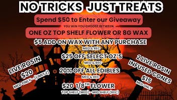 Grant Pharms II NO TRICKS JUST TREATS @ GP - LIVE ROSIN $20G!