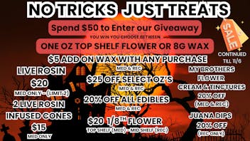 Grant Pharms II NO TRICKS JUST TREATS @ GP - LIVE ROSIN $20G!