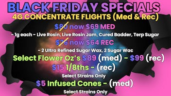 ZAZA'S BLACK FRIDAY 4G FLIGHTS + MORE