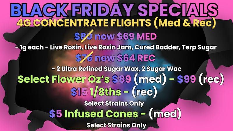 ZAZA'S BLACK FRIDAY 4G FLIGHTS + MORE