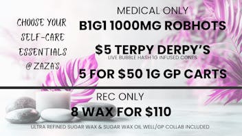 ZAZA'S Choose Your Self-Care Essentials @ Zaza's Today!