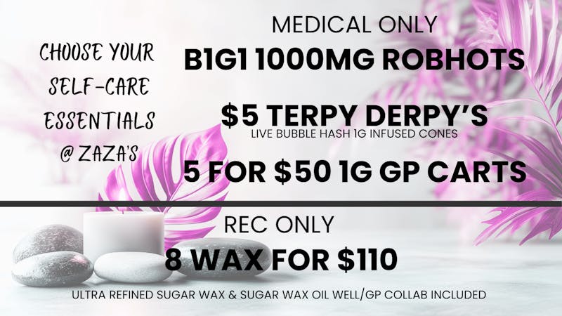 ZAZA'S Choose Your Self-Care Essentials @ Zaza's Today!