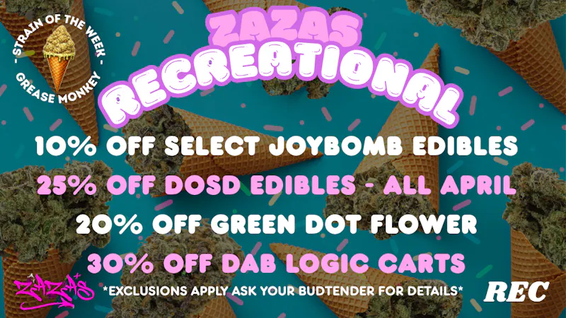 ZAZA'S 20% Off Green Dot Flower! 25% off Dosd!