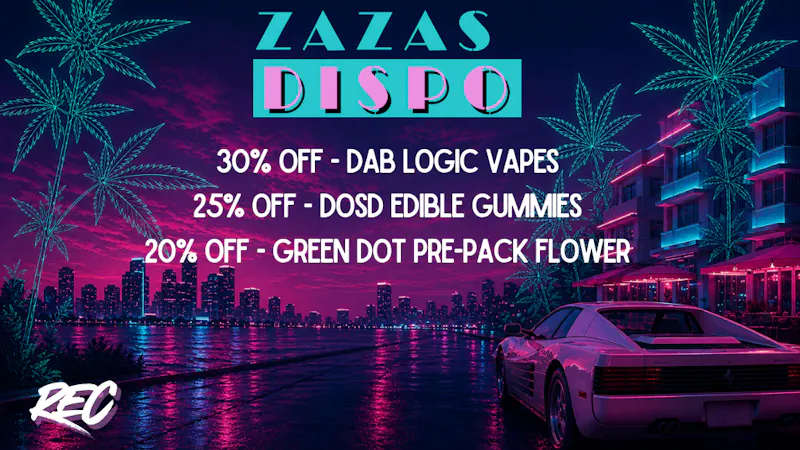 ZAZA'S 20% OFF Green Dot Flower & More!