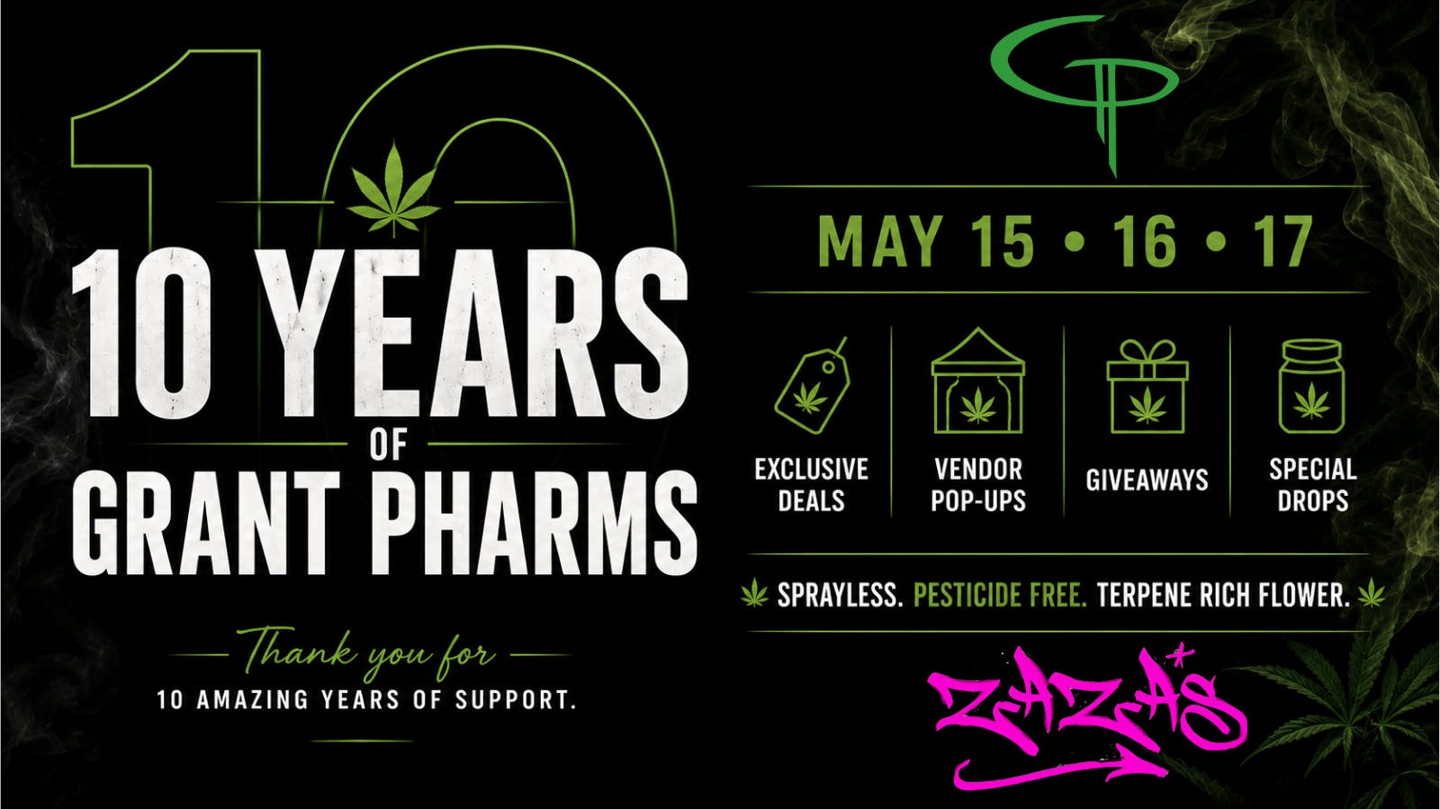 Grant Pharms MMC - Out the Door Pricing Grant Pharms 10 Year Anniversary!