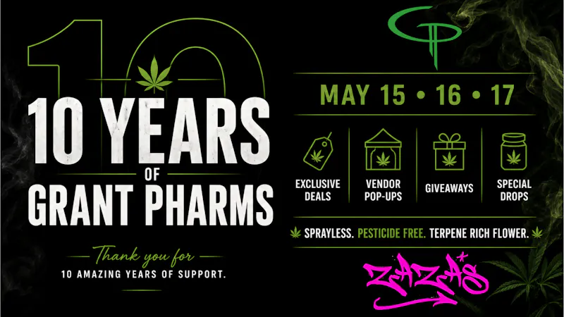 Grant Pharms MMC - Out the Door Pricing Grant Pharms 10 Year Anniversary!