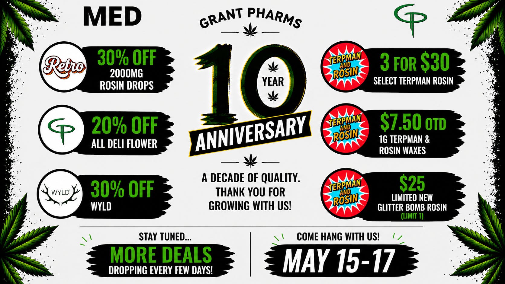 Grant Pharms II MED - 20% off all Flower!