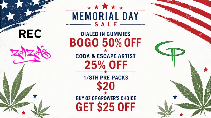 Grant Pharms II REC - 1/8th Pre-Packs for $20 & More!