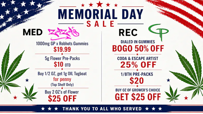 ZAZA'S MED & REC - 1/8th Pre-Packs $20 OTD & More