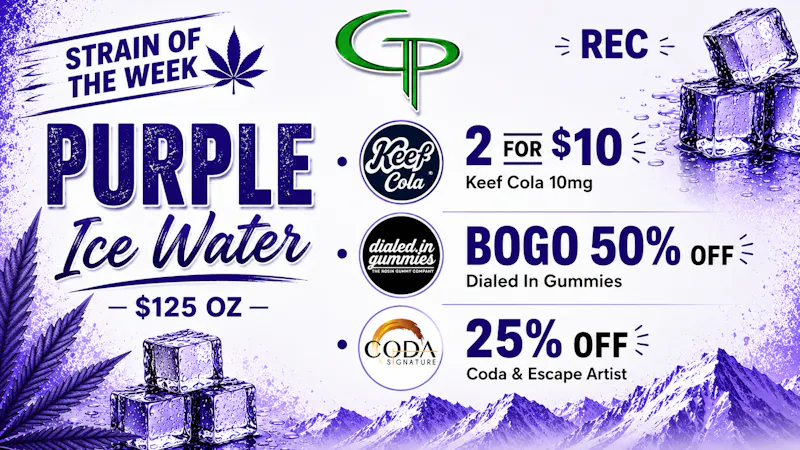 Grant Pharms II REC - Purple Ice Water Flower Sale & More!