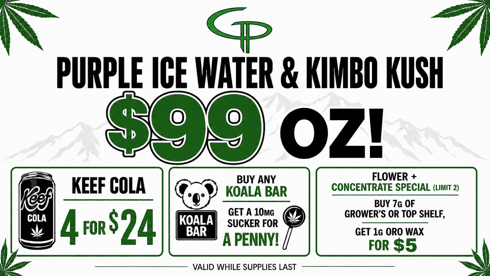 Grant Pharms II REC - $99 Kimbo Kush & Purple Ice Water OZ!