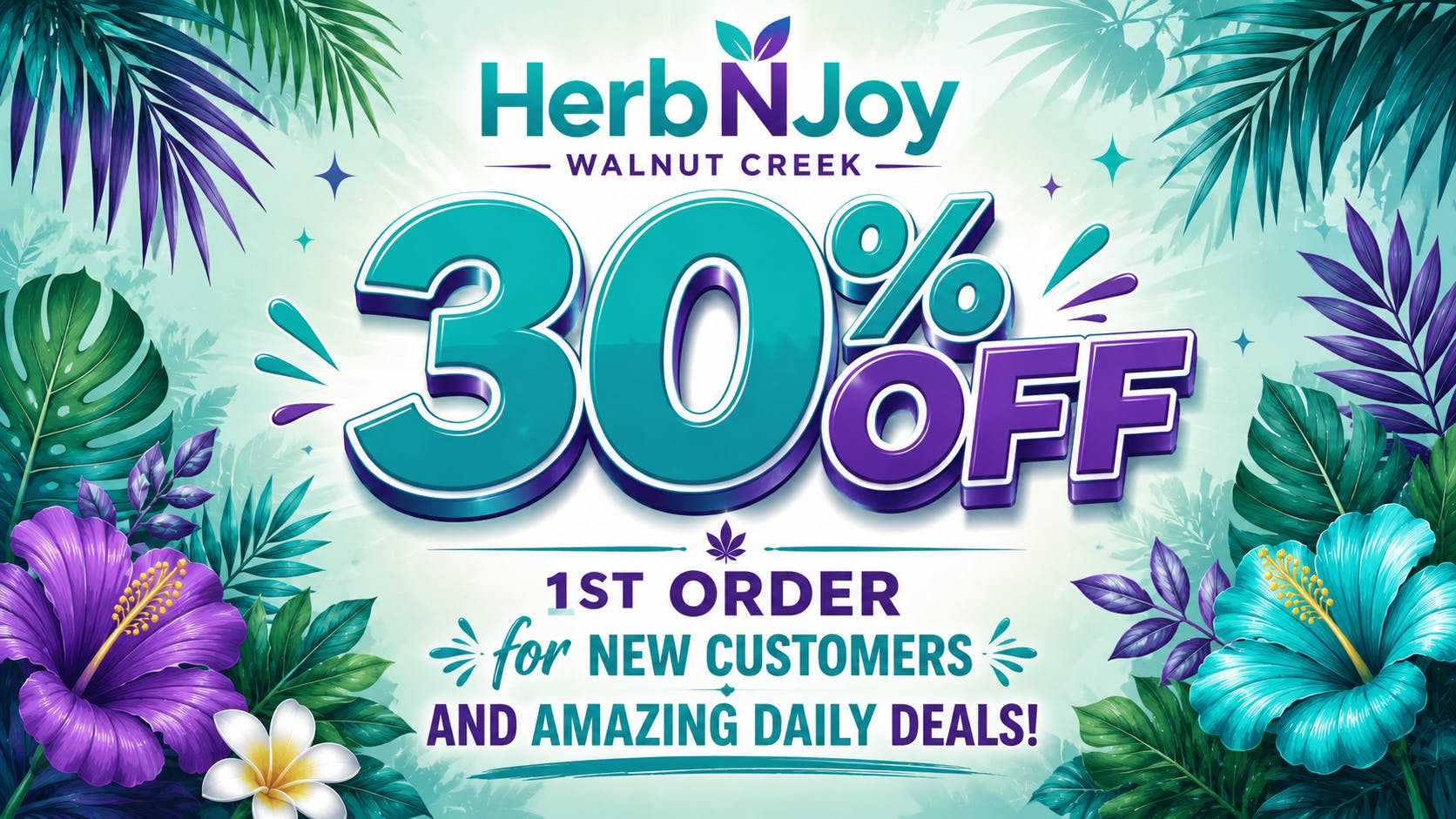 HerbNJoy 30% OFF FIRST ORDER