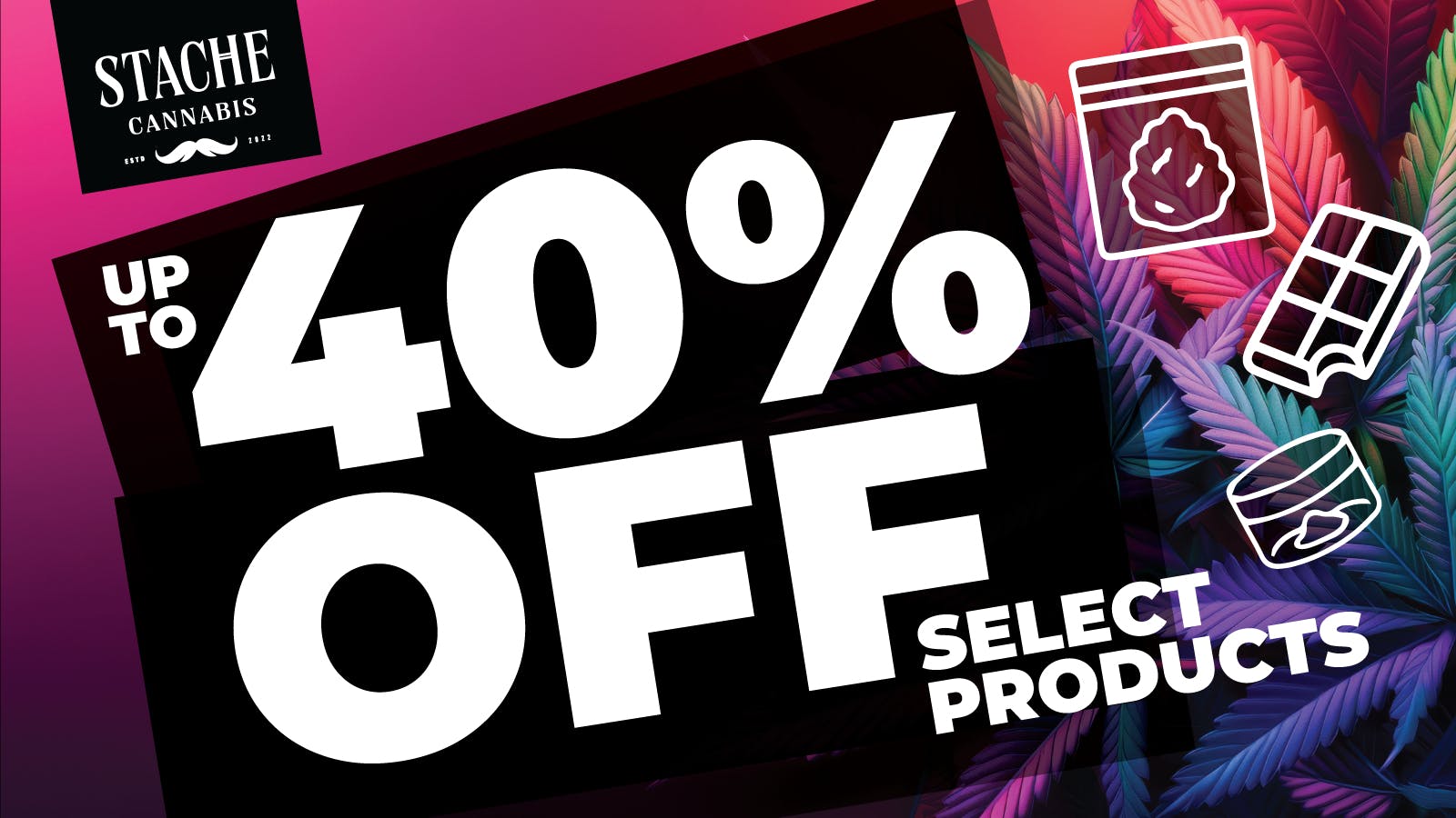 Stache Up to 40% Off Select Products Storewide