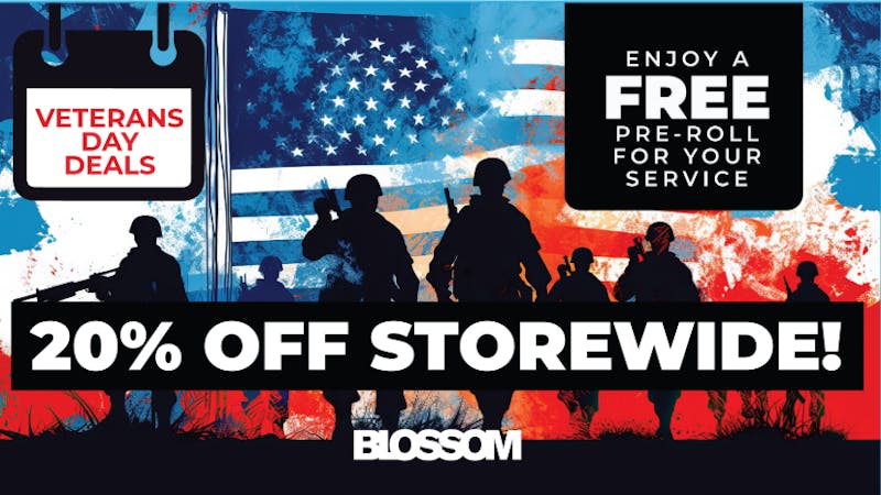Blossom Cannabis - South Portland 20% OFF FOR ALL VETERANS!