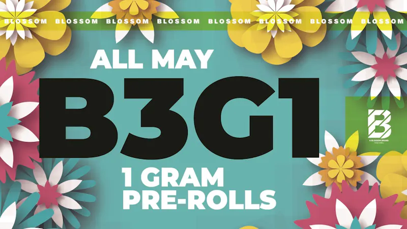 Blossom Cannabis - Biddeford Buy 3 Get 1 FREE Pre-Rolls