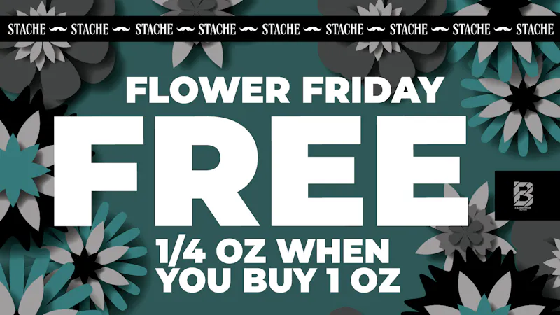 Stache Flower Friday!