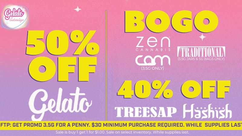 Grasshopper [Chula Vista] 50% OFF + More every Gelato Saturday!