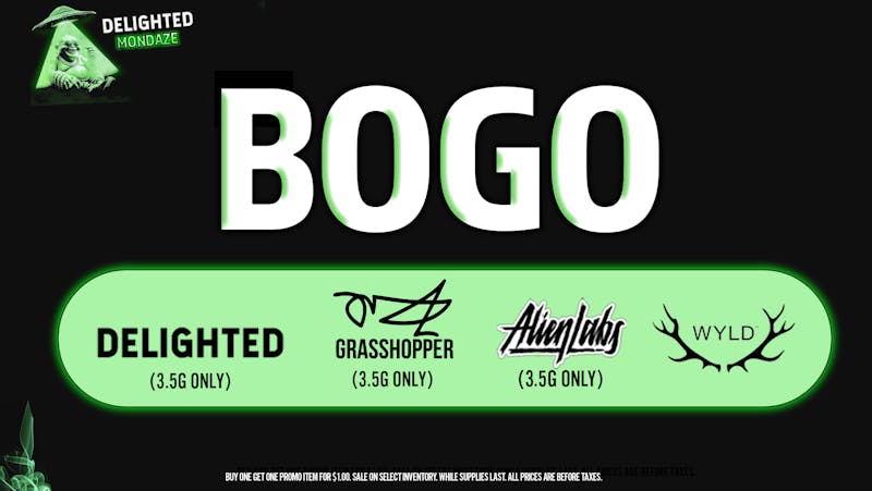 Grasshopper [Chula Vista] Delighted Mondaze come with BOGO & 50% OFF