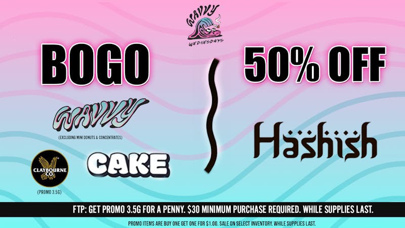Grasshopper [Chula Vista] BOGO + 50% OFF — Every Wavvy Wednesday!