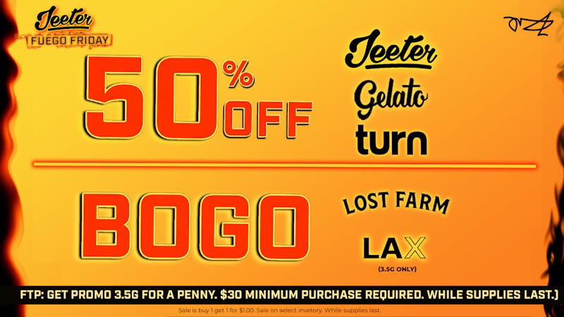 Grasshopper [Chula Vista] Fuego Friday = 50% OFF! 🔥