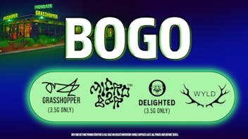 Grasshopper [Chula Vista] BOGO on all Grasshopper Eighths!