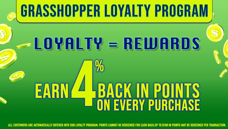 Grasshopper [Chula Vista] Grasshopper Loyalty Program 🤑