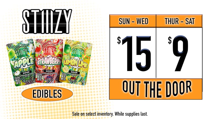 Grasshopper [Chula Vista] $9 OUT THE DOOR: ALL STIIIZY Edibles.