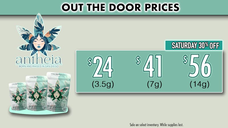 Grasshopper [Chula Vista] Antheia — 14G ONLY $56 Out The Door!